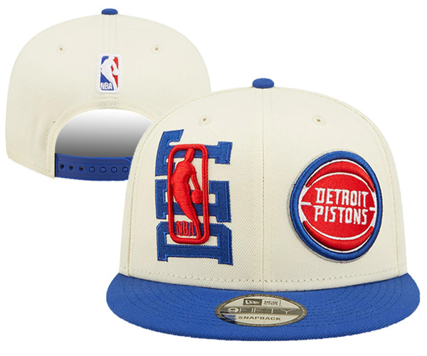 Detroit Pistons Stitched Snapback Hats 005